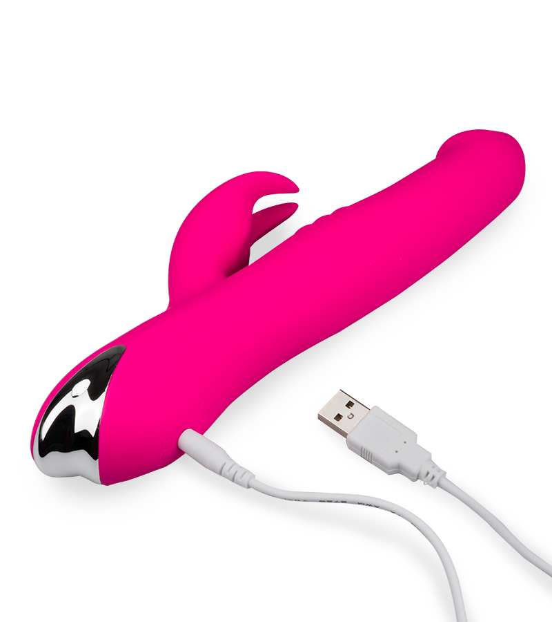 Rabbit-Vibrator mit 360°-Rotation Holy Fork