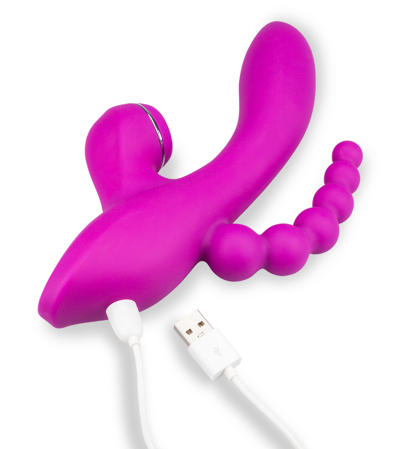 Rabbit-Vibrator mit Dreifach-Stimulation Abel