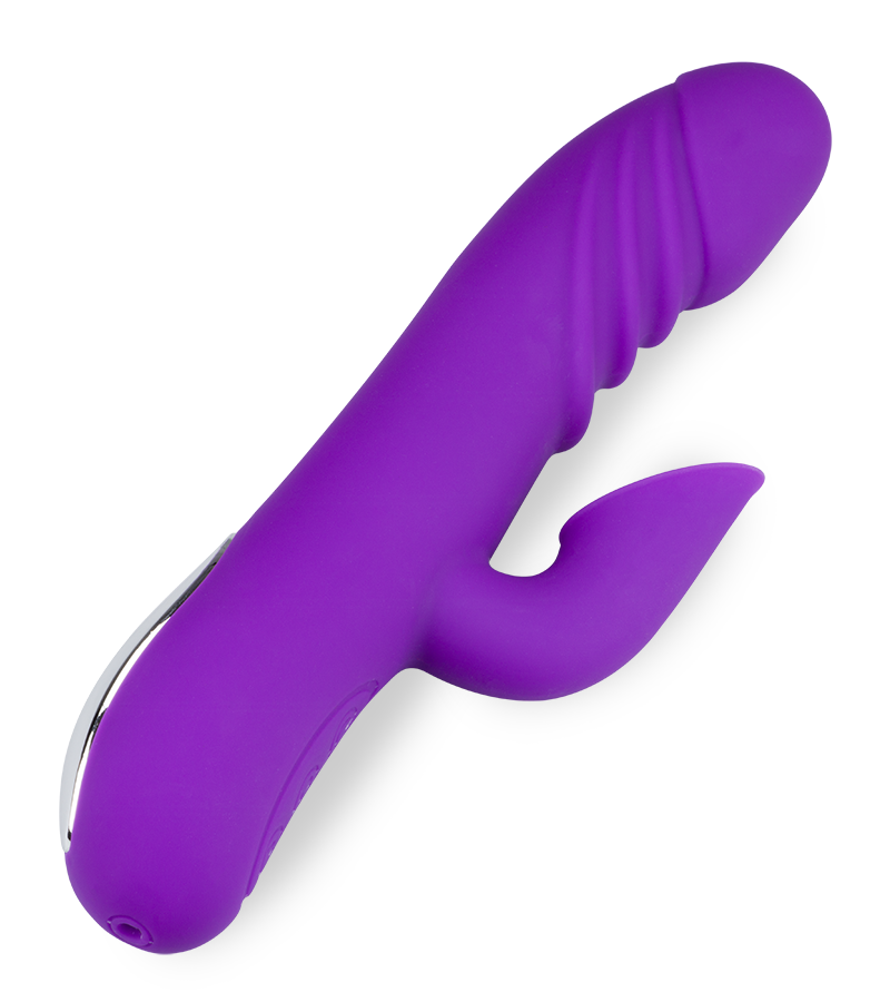 Rabbit-Vibrator mit Klitoris-Sauger Sucky