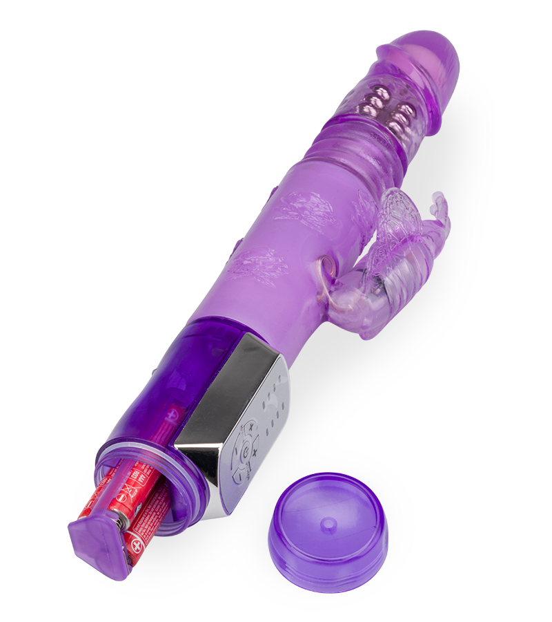Rabbit-Vibrator mit Stoßfunktion Butterfly Prince