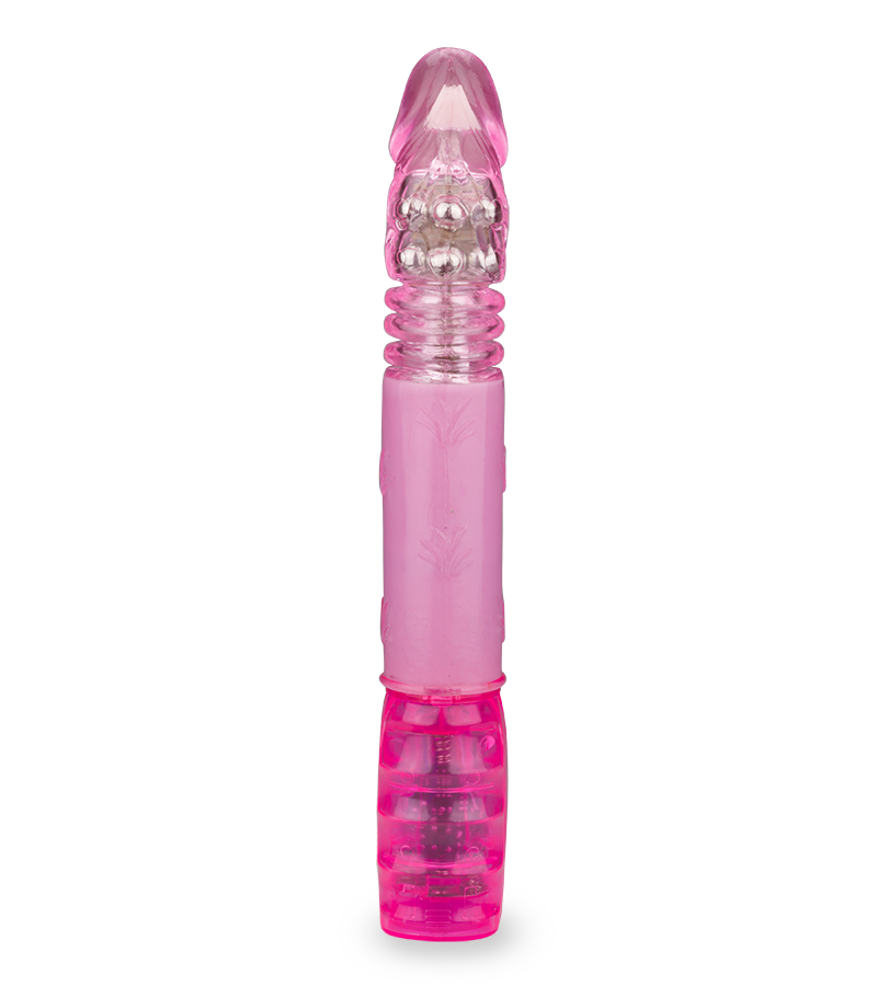 Rabbit-Vibrator mit Stoßfunktion für XXL-Orgasmen