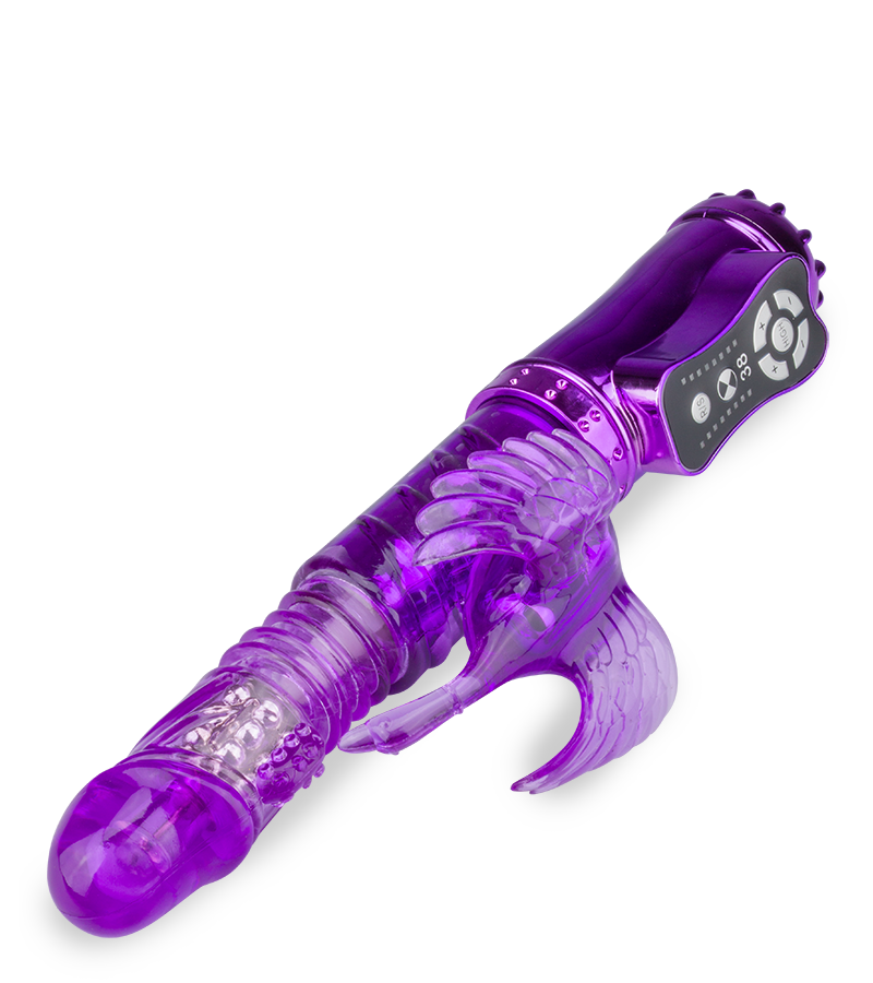 Rabbit-Vibrator mit Stoßfunktion Swan