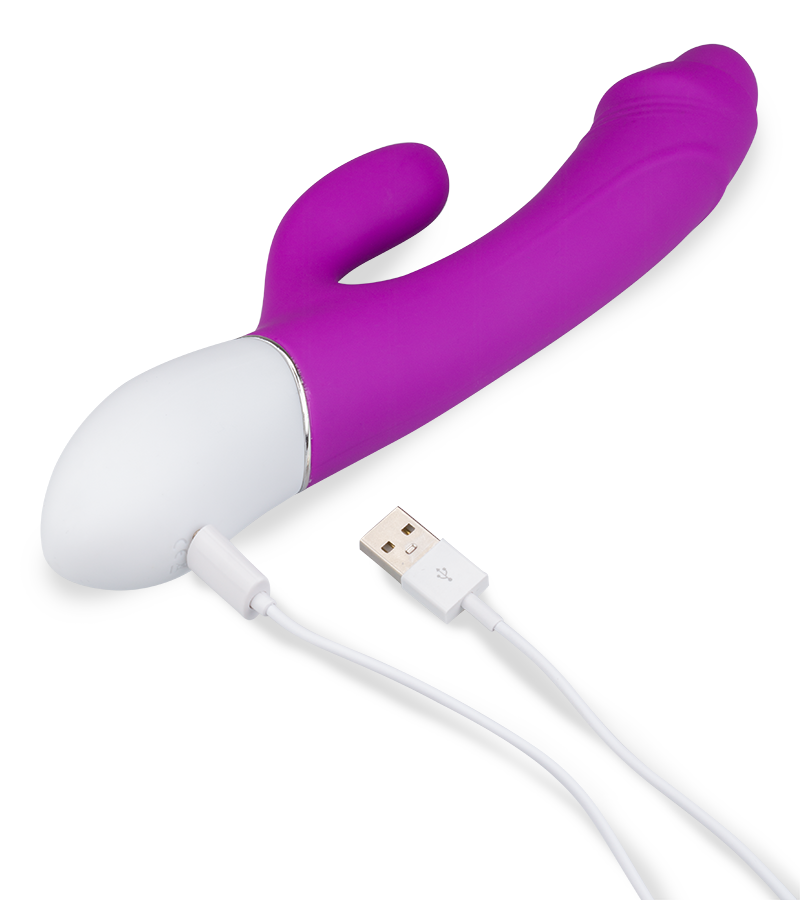 Rabbit-Vibrator mit Vorhaut Connie