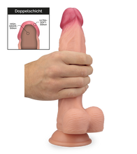 Laden Sie das Bild in den Galerie-Viewer, Realistischer Dildo aus Liquid Silicone Super Dildo 27 cm
