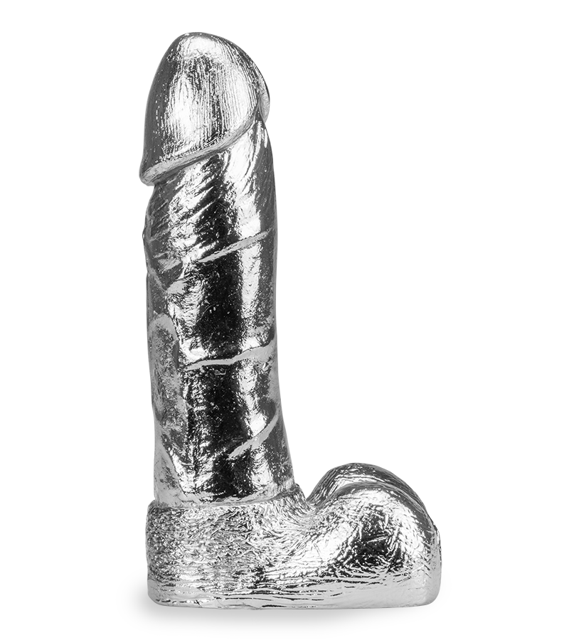 Realistischer Dildo aus Metall Rocky
