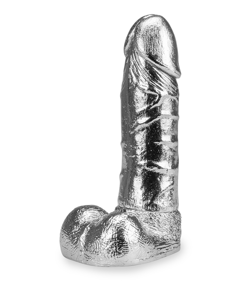 Realistischer Dildo aus Metall Rocky
