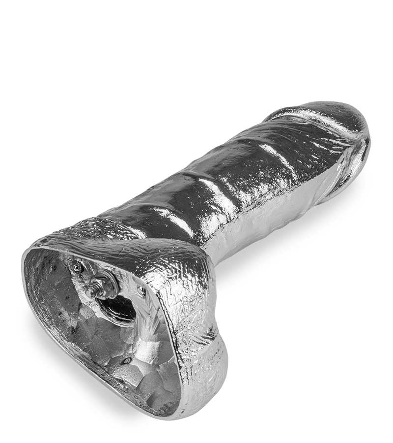 Realistischer Dildo aus Metall Rocky