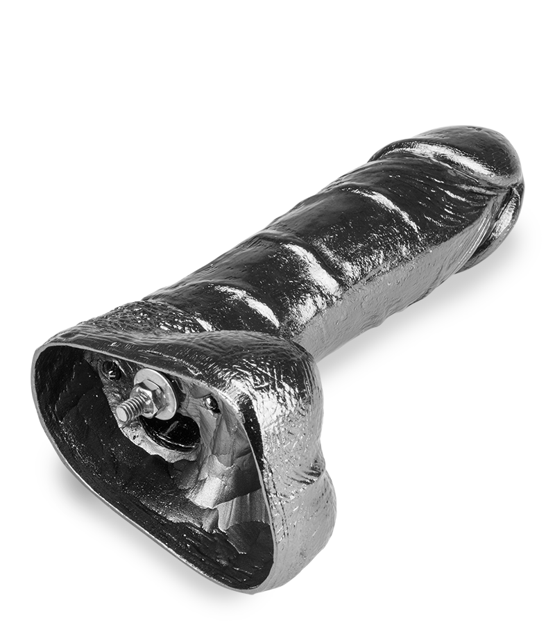 Realistischer Dildo aus Metall Rocky