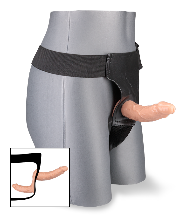 Realistischer Doppel-Umschnalldildo Union