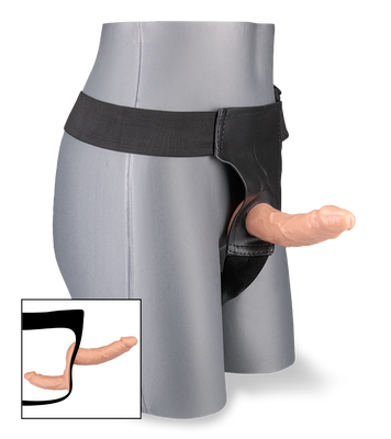 Realistischer Doppel-Umschnalldildo Union