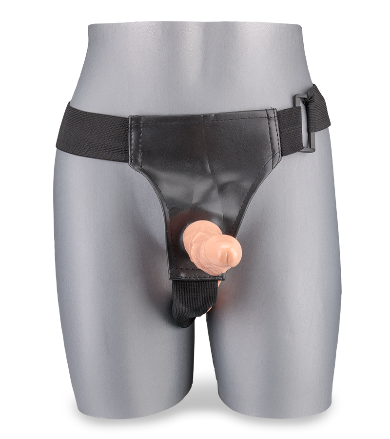 Realistischer Doppel-Umschnalldildo Union