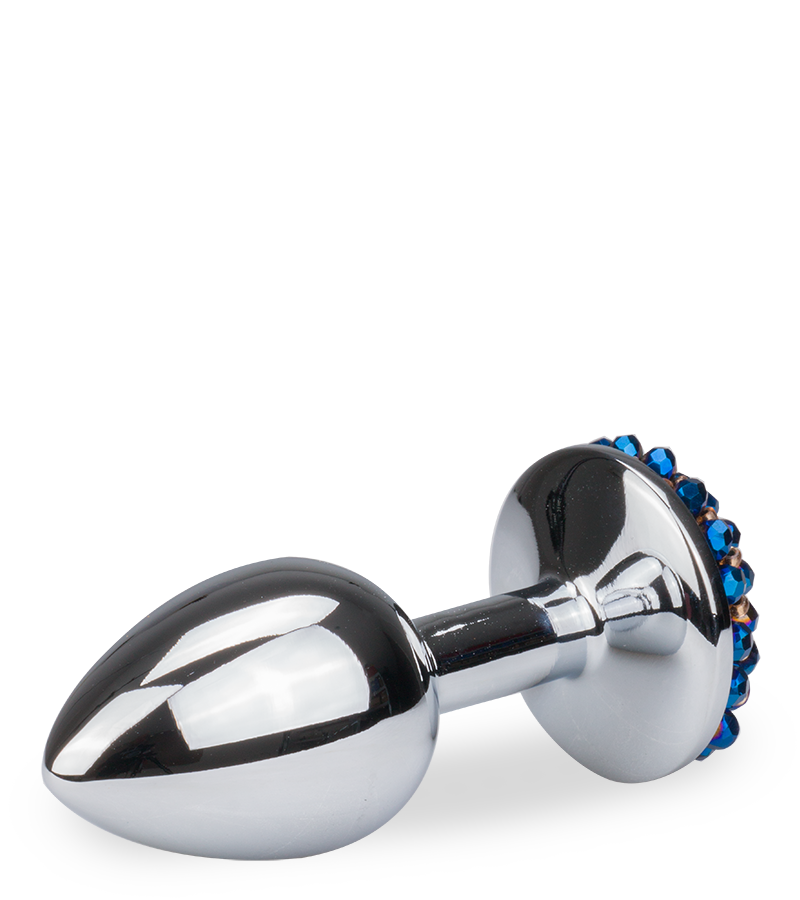 Rosebud-Analplug mit Perlen