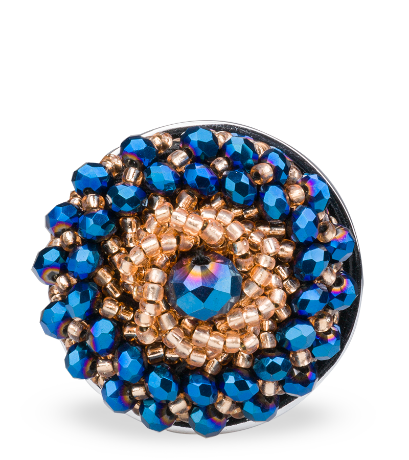 Rosebud-Analplug mit Perlen