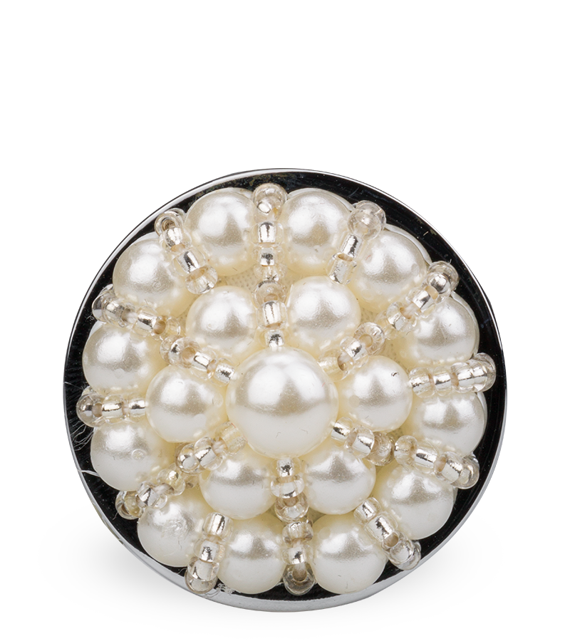 Rosebud-Analplug mit Perlen