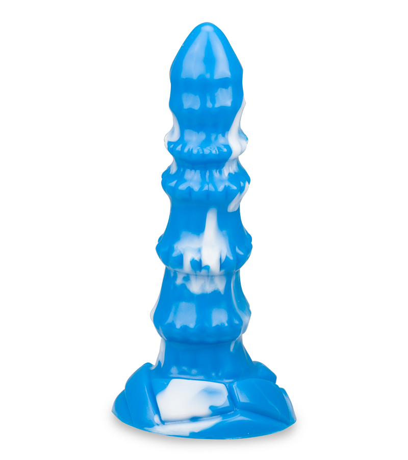 Saugnapf-Dildo Weißer Tiger