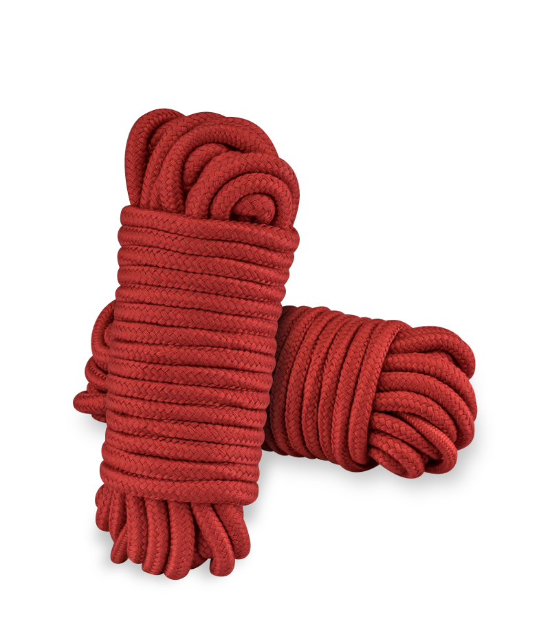 Schwarzes Bondageseil, 10 m