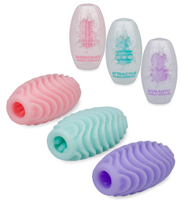 Set aus 3 Masturbationseiern Größe S