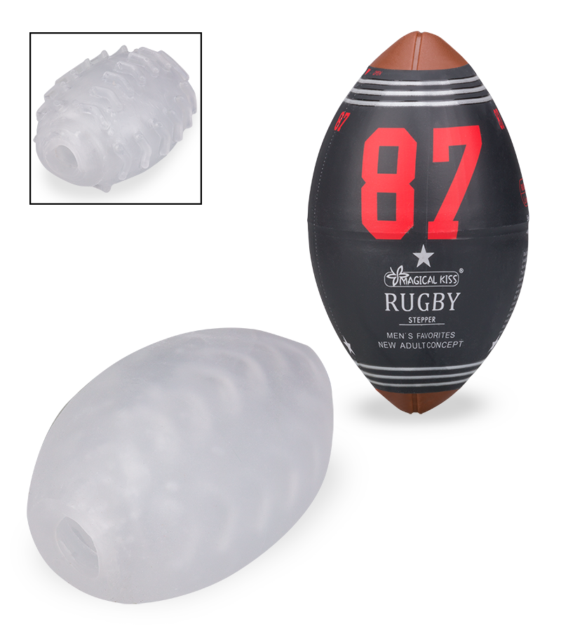 Set aus 6 Masturbationseiern Rugby Lover