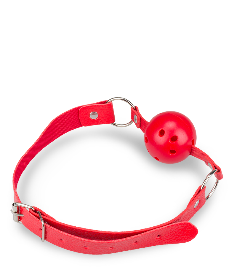 SM-Ballknebel mit Luftlöchern