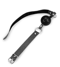 Laden Sie das Bild in den Galerie-Viewer, SM-Ballknebel mit Luftlöchern