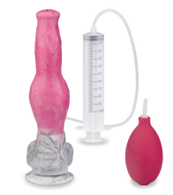 Laden Sie das Bild in den Galerie-Viewer, Spritzdildo mit Saugnapf Dobermann