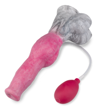 Laden Sie das Bild in den Galerie-Viewer, Spritzdildo mit Saugnapf Dobermann