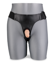 Laden Sie das Bild in den Galerie-Viewer, Strap-On-Dildo mit 2 kleinen abnehmbaren Dildos