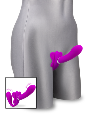 Strapless Strapon mit 12 Modi Butterfly