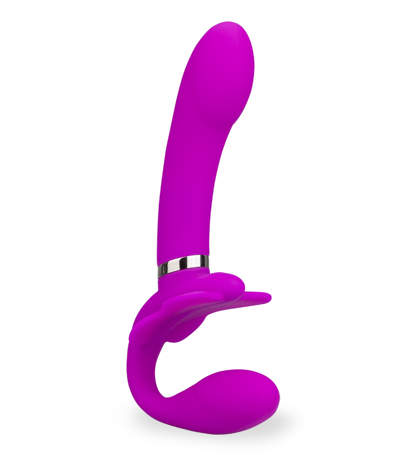 Strapless Strapon mit 12 Modi Butterfly