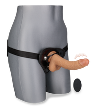Laden Sie das Bild in den Galerie-Viewer, Strapon-Dildo mit Vibration Jessy