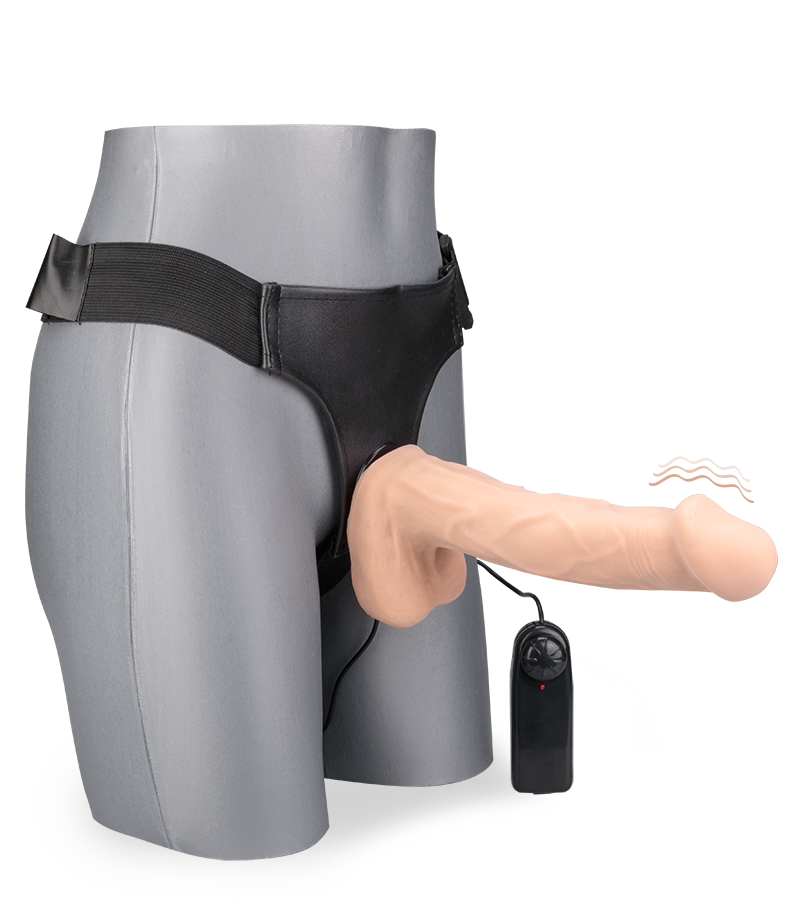 Strapon-Vibrator in XL Landon 23 cm