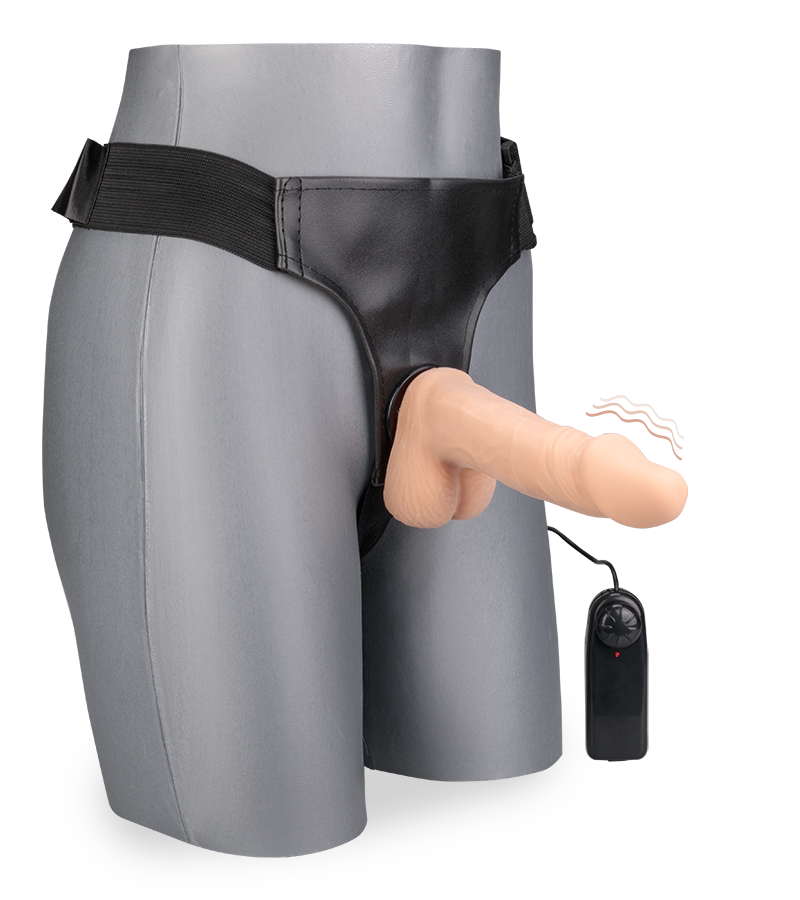 Strapon-Vibrator Tucker 17 cm