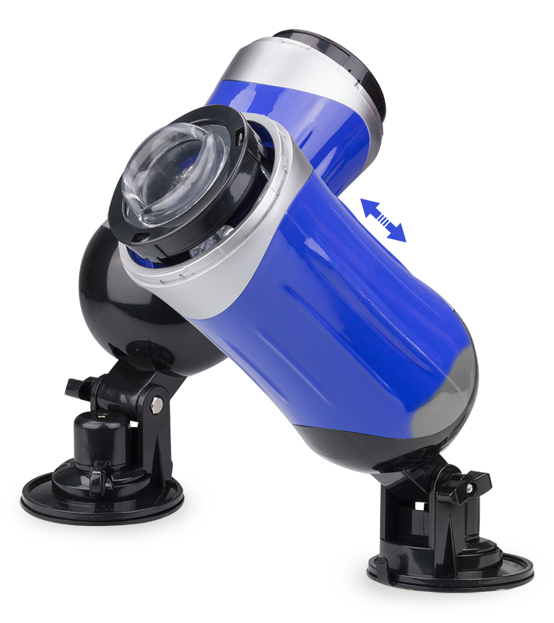 Teleskop-Masturbator mit Stoßfunktion