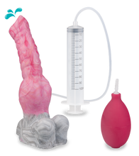 Laden Sie das Bild in den Galerie-Viewer, Tier-Spritzdildo mit Saugnapf Wolf