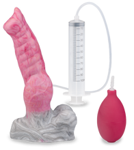 Laden Sie das Bild in den Galerie-Viewer, Tier-Spritzdildo mit Saugnapf Wolf