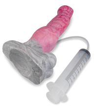 Laden Sie das Bild in den Galerie-Viewer, Tier-Spritzdildo mit Saugnapf Wolf