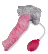 Laden Sie das Bild in den Galerie-Viewer, Tier-Spritzdildo mit Saugnapf Wolf