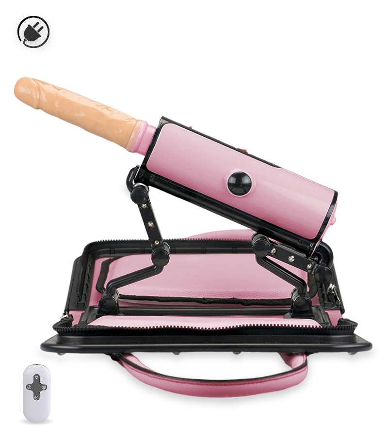 Tragbare Sexmaschine mit Fernbedienung