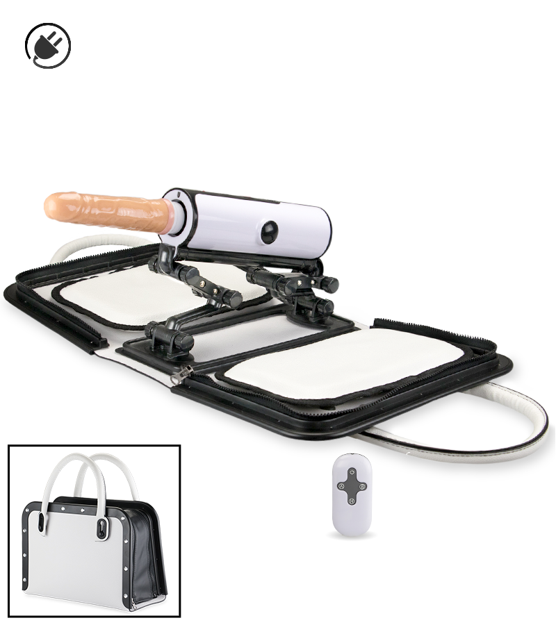 Tragbare Sexmaschine mit Fernbedienung