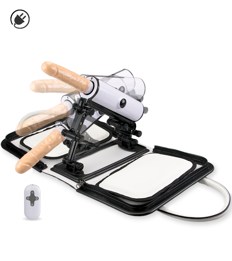 Tragbare Sexmaschine mit Fernbedienung