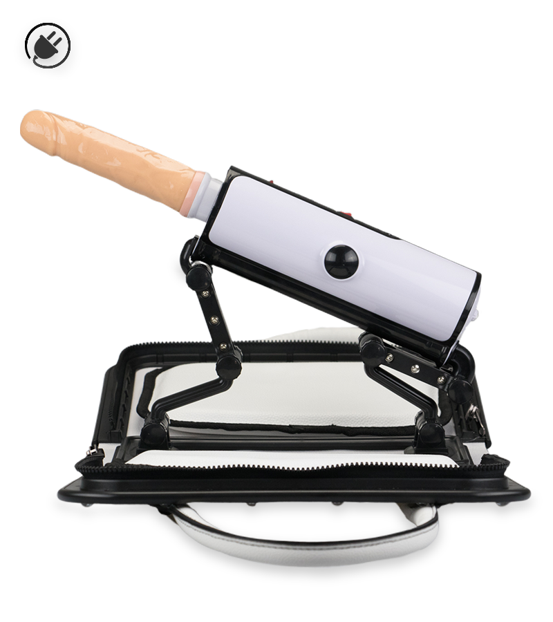 Tragbare Sexmaschine mit Fernbedienung