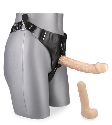 Umschnallgurt mit 2 Strap-On-Dildos