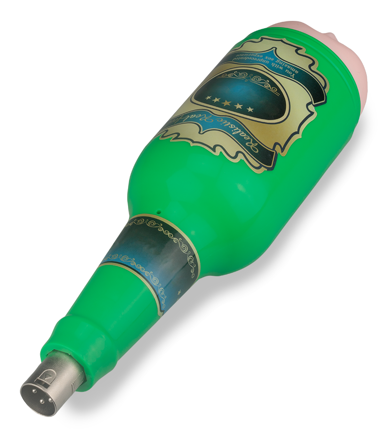 Vagina-Aufsatz für Fickmaschine in Grün