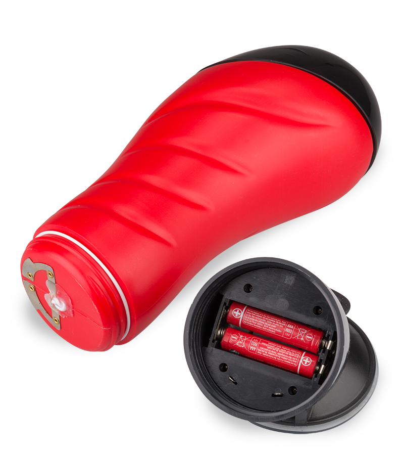 Vagina-Masturbator mit Gelenk-Saugfuß, 12 Vibrationsmodi