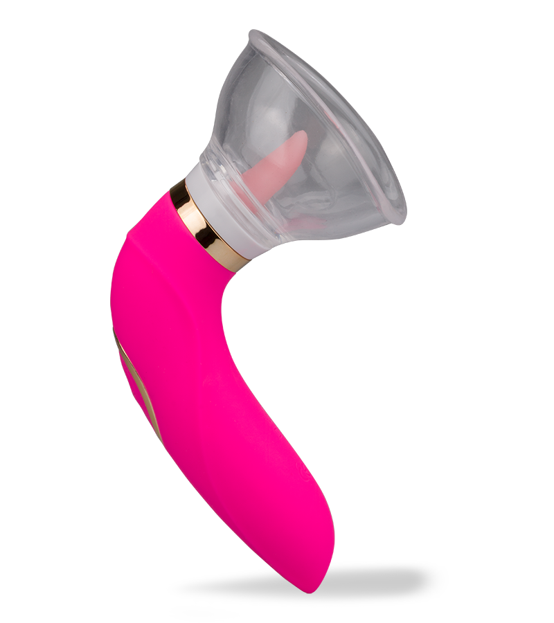 Vagina-Pumpe mit Cunnilingus-Effekt, 2 Aufsätze