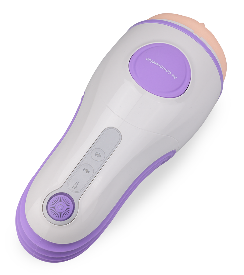 Vagina-Stoßmasturbator mit Super-Sucker-Airbag