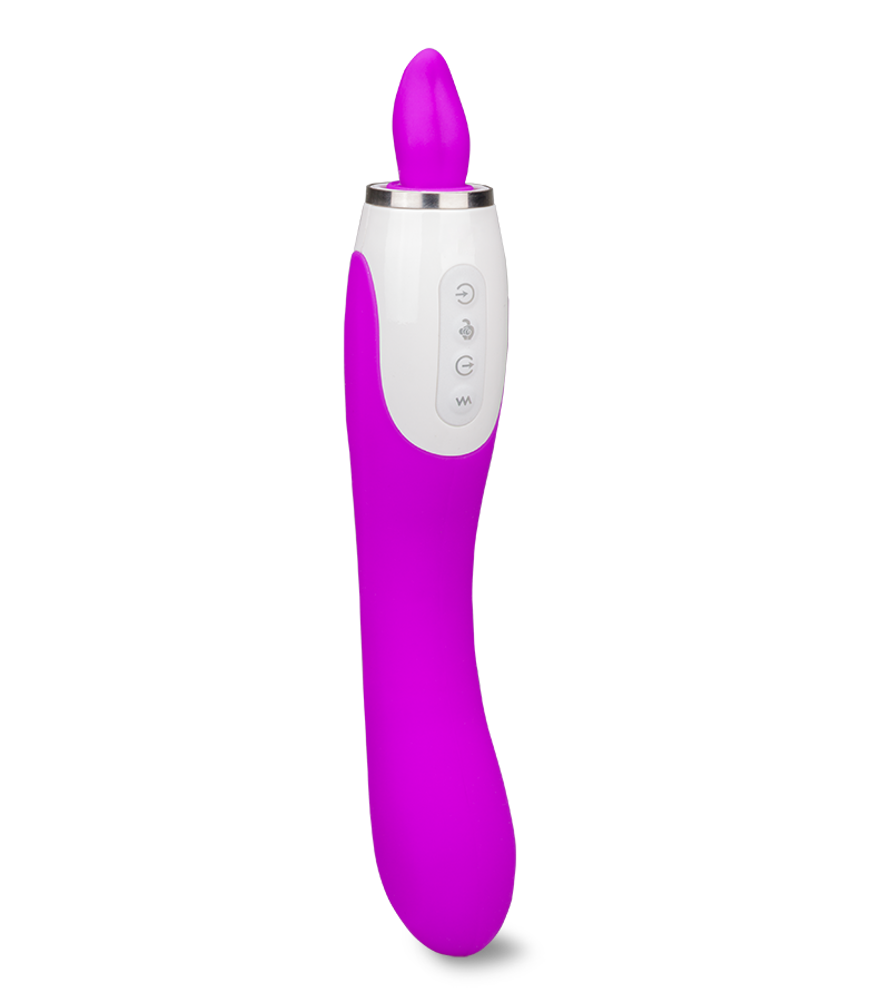 Vaginapumpe mit Zunge und Vibrator Torch