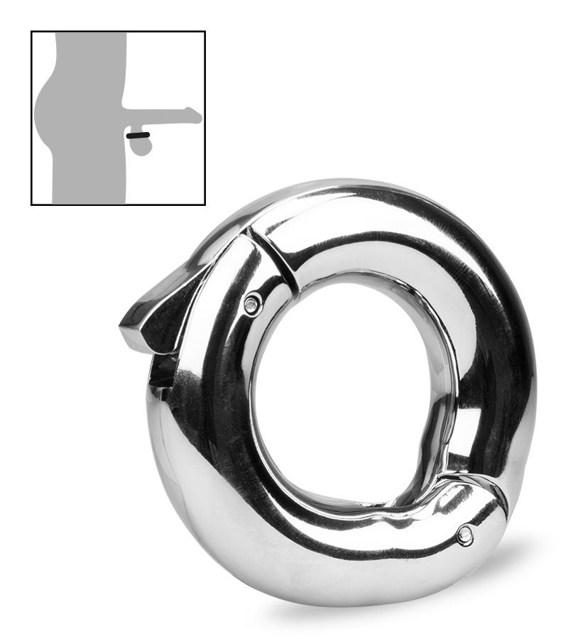 Verstellbarer Cockring aus Edelstahl Havy