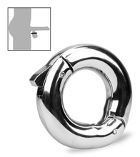 Laden Sie das Bild in den Galerie-Viewer, Verstellbarer Cockring aus Edelstahl Havy
