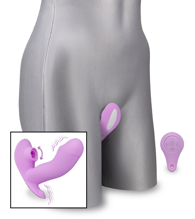 Vibrating Panty mit Dreifachstimulation und Heizfunktion July